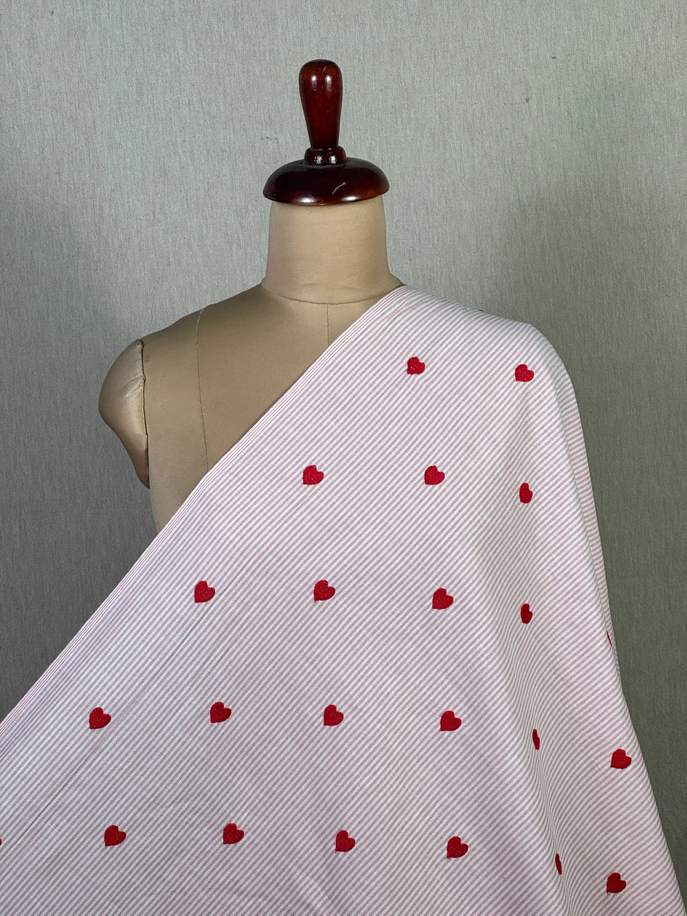 Embroidered Handloom Cotton Fabric