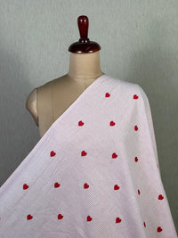 Embroidered Handloom Cotton Fabric