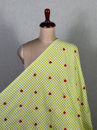 Embroidered Handloom Cotton Fabric