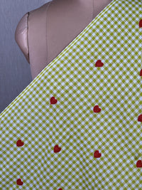 Embroidered Handloom Cotton Fabric