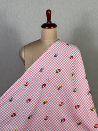 Embroidered Handloom Cotton Fabric
