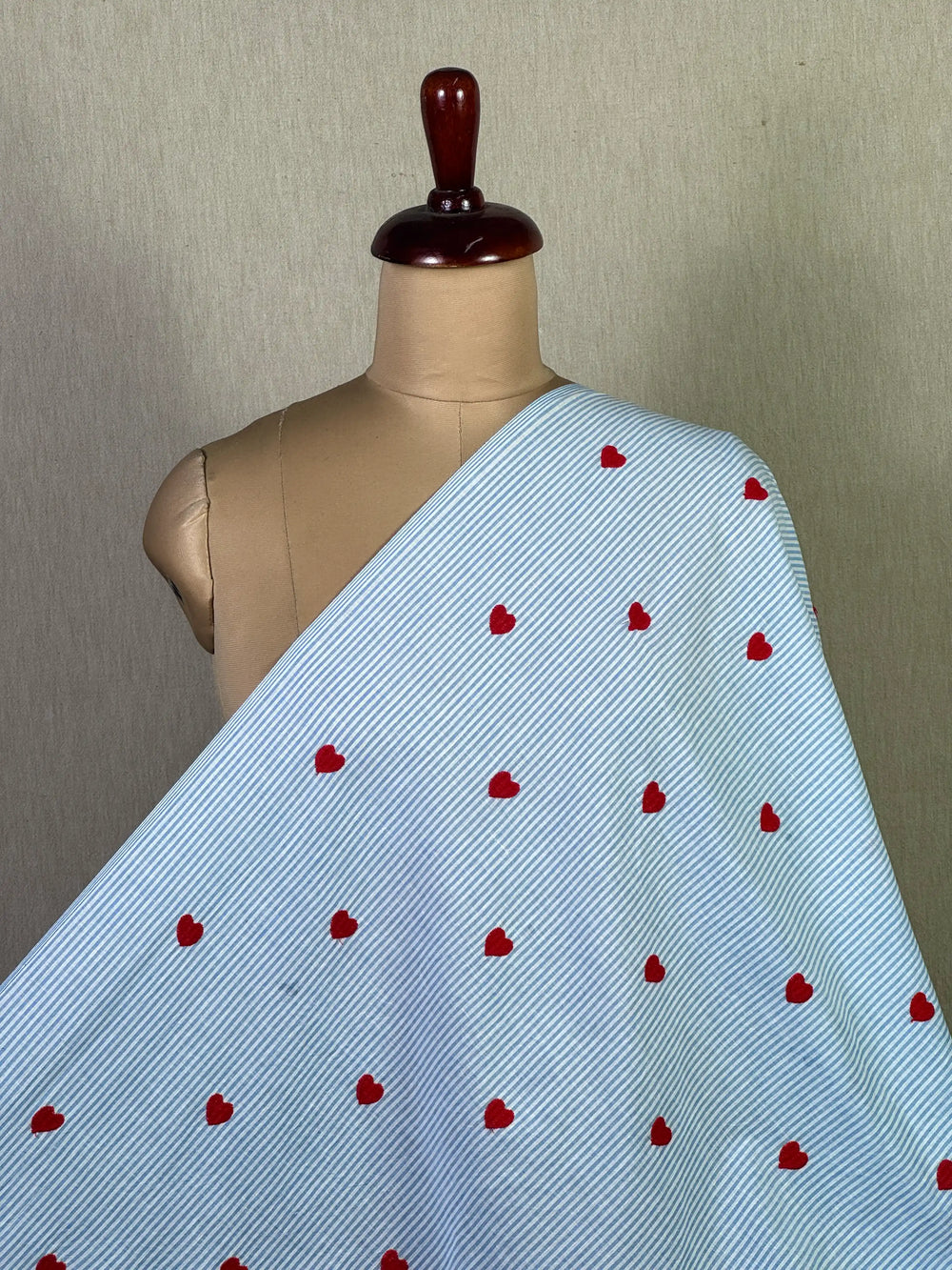Embroidered Handloom Cotton Fabric