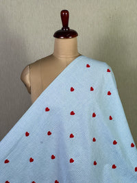 Embroidered Handloom Cotton Fabric
