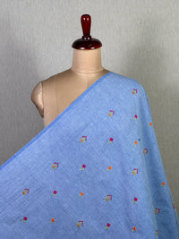 Embroidered Handloom Cotton Fabric