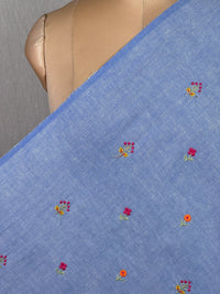 Embroidered Handloom Cotton Fabric