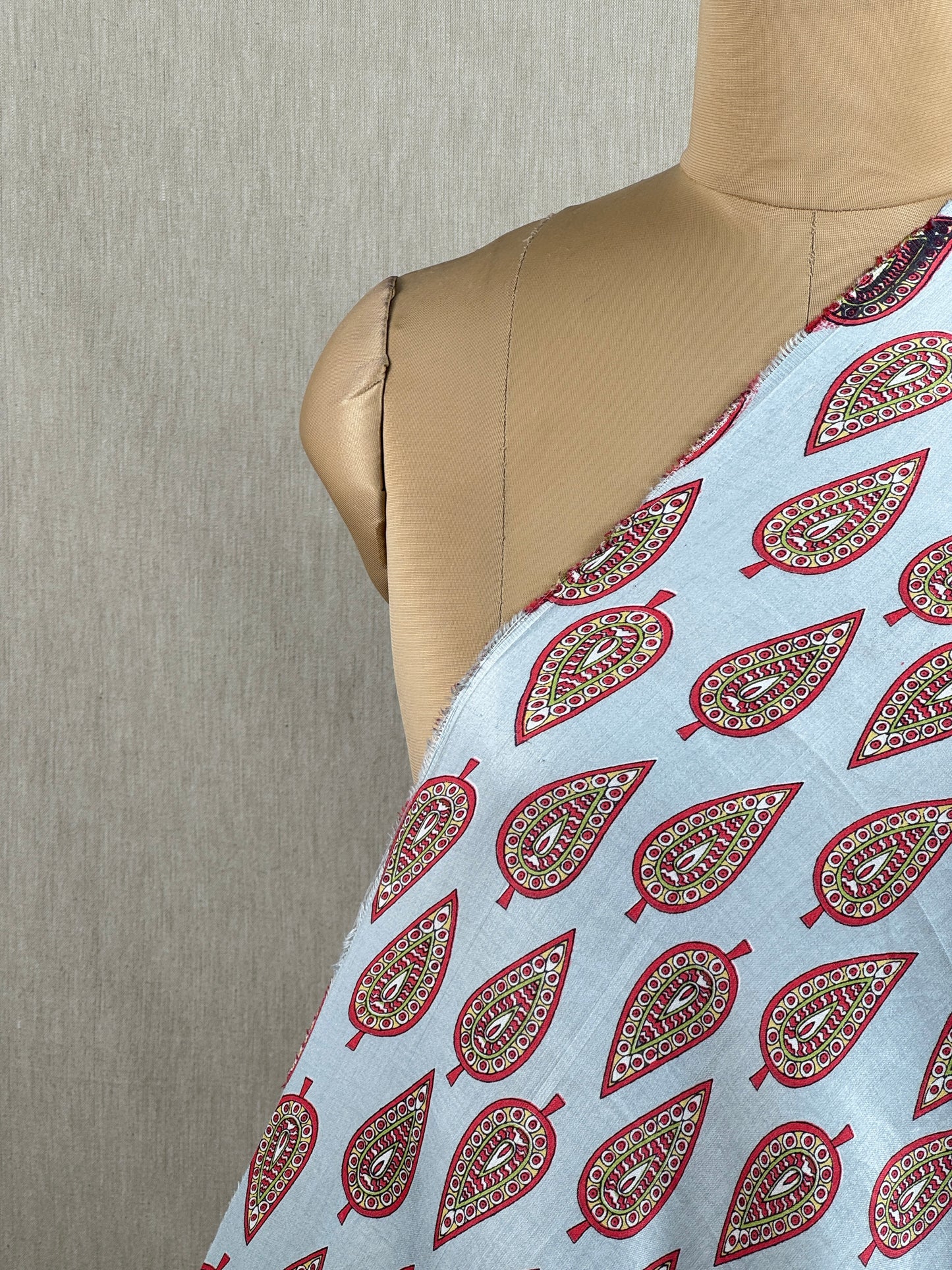 Printed Cotton Satin Fabric