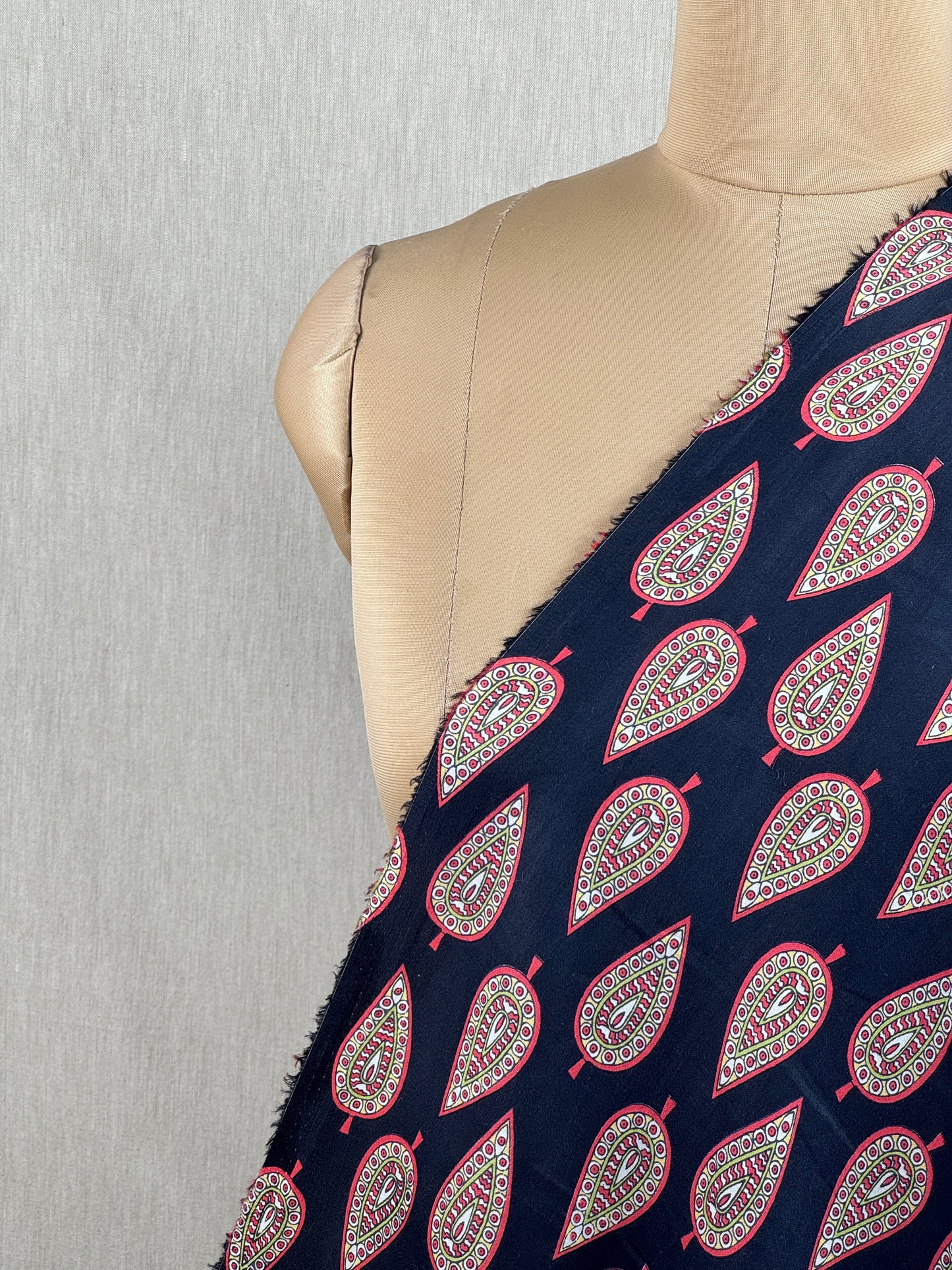 Printed Cotton Satin Fabric