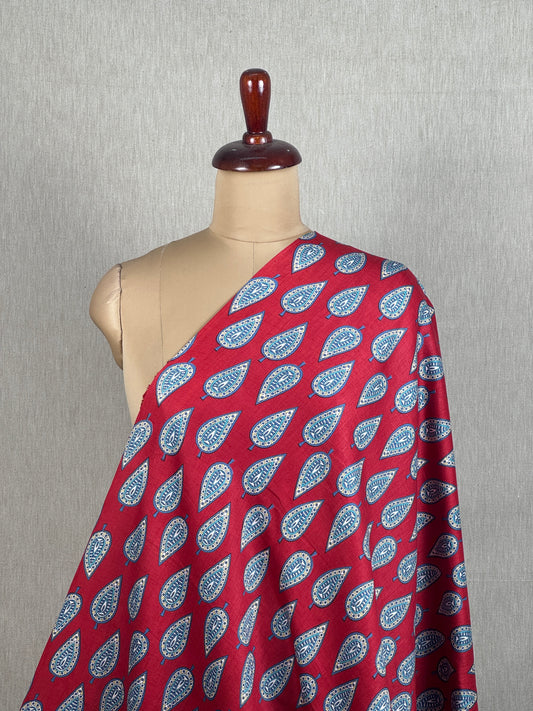 Printed Cotton Satin Fabric