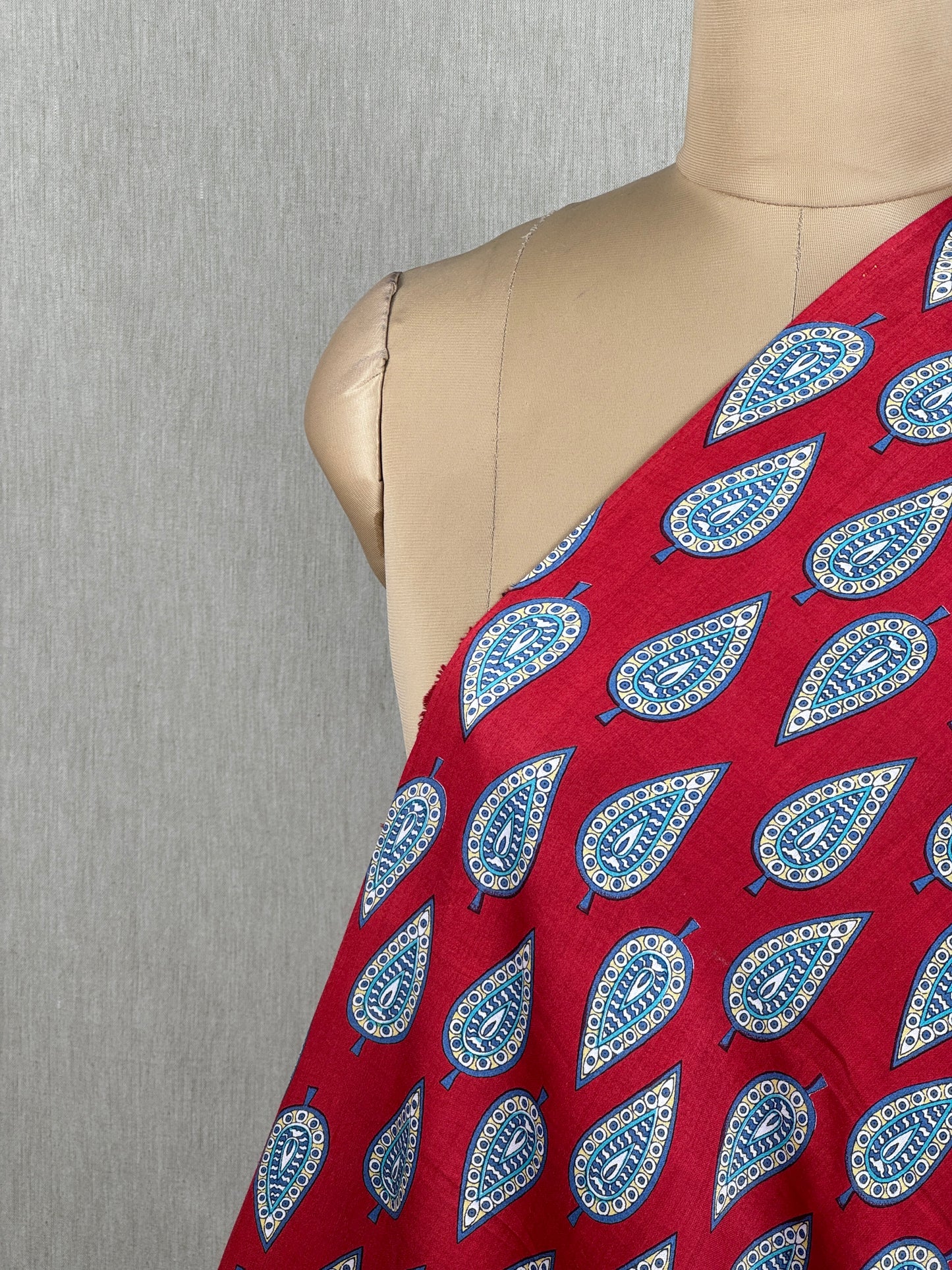 Printed Cotton Satin Fabric