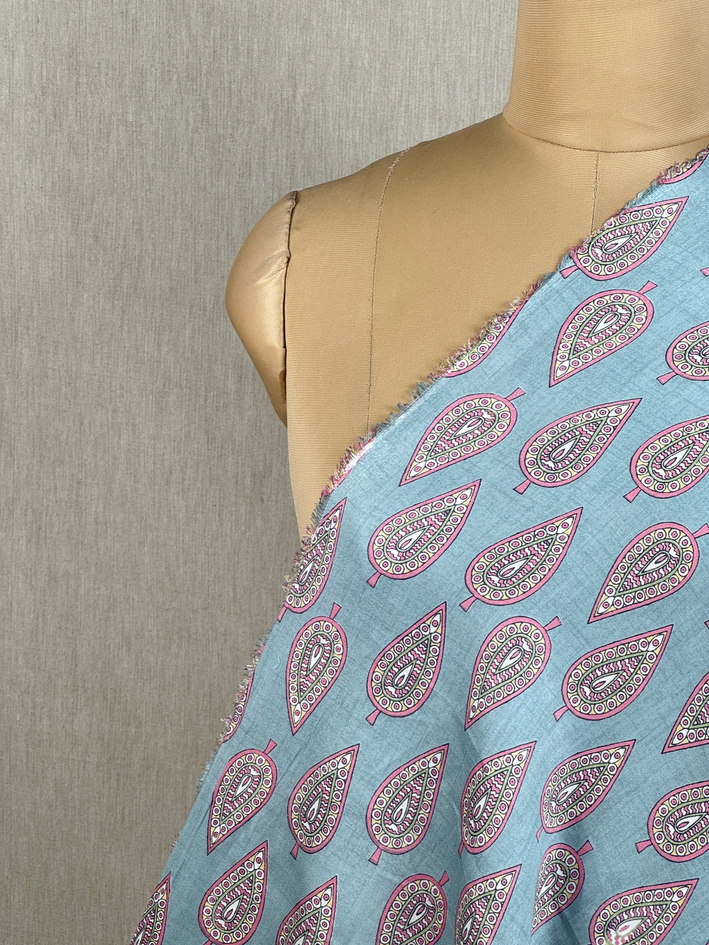 Printed Cotton Satin Fabric