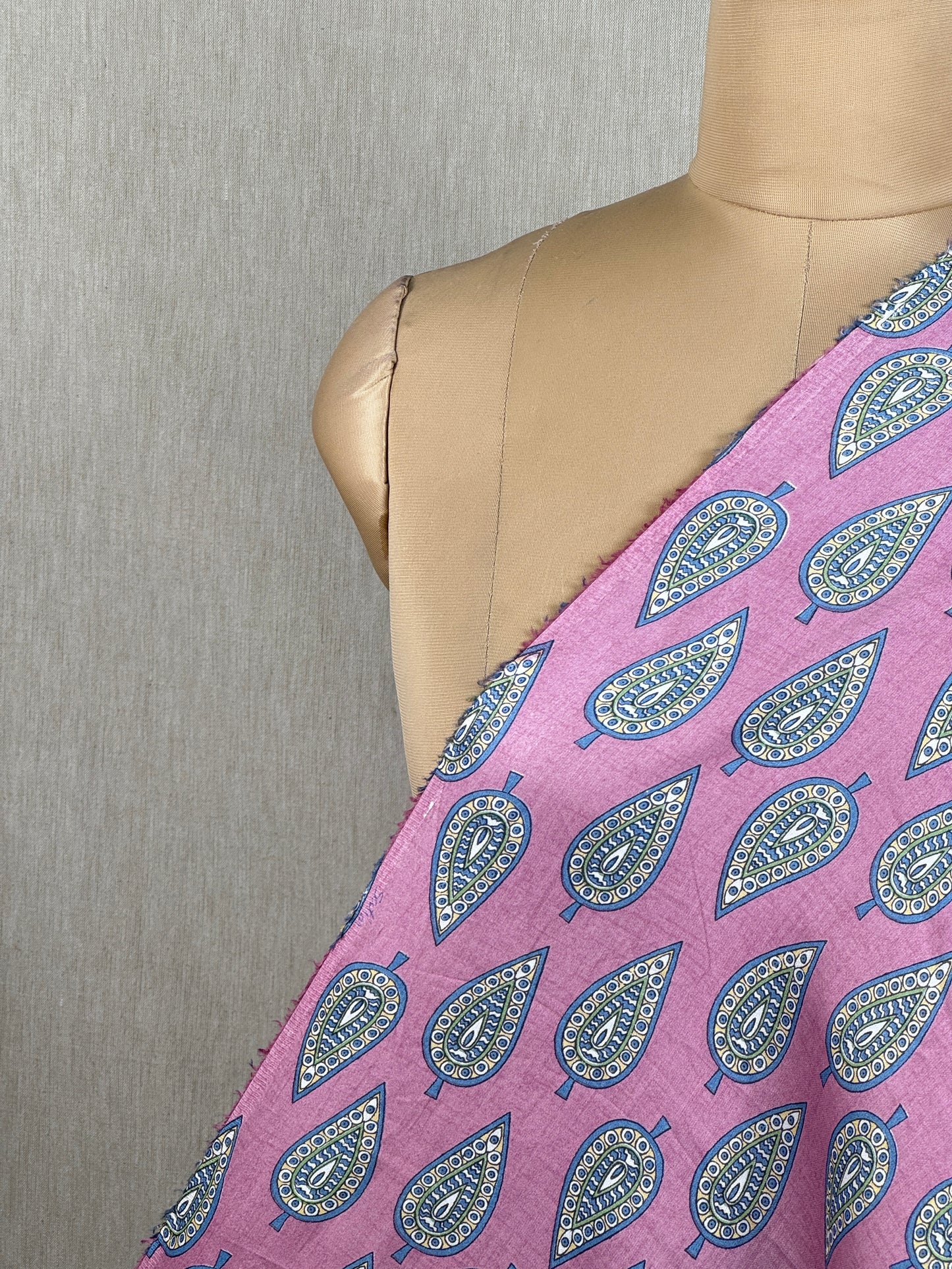 Printed Cotton Satin Fabric