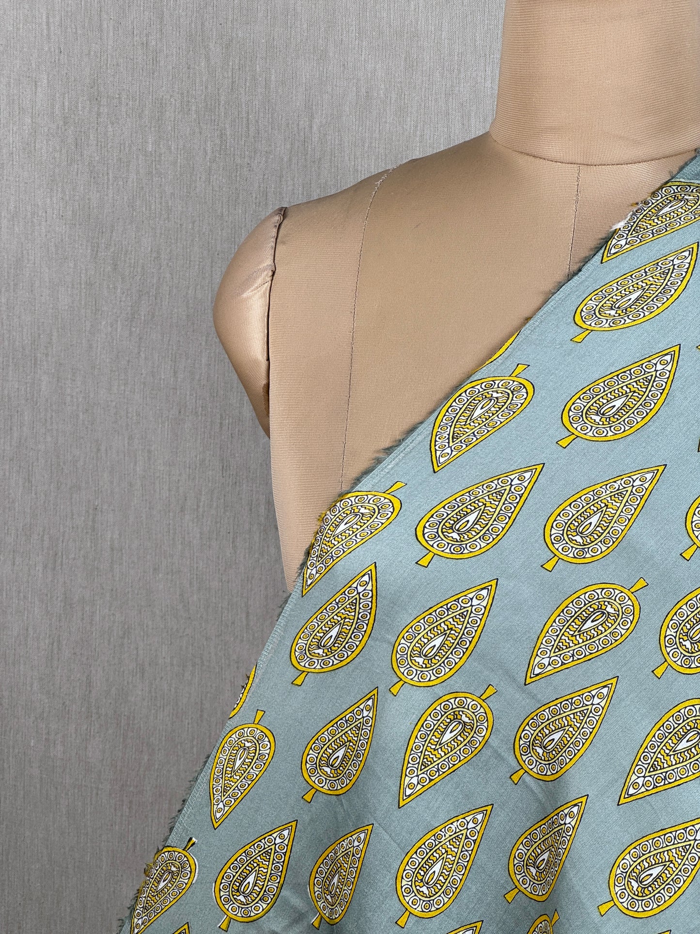 Printed Cotton Satin Fabric