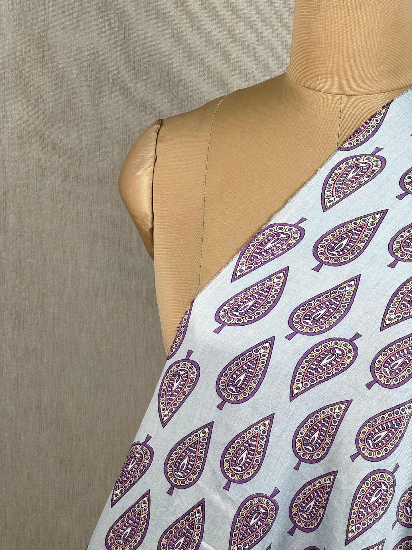 Printed Cotton Satin Fabric