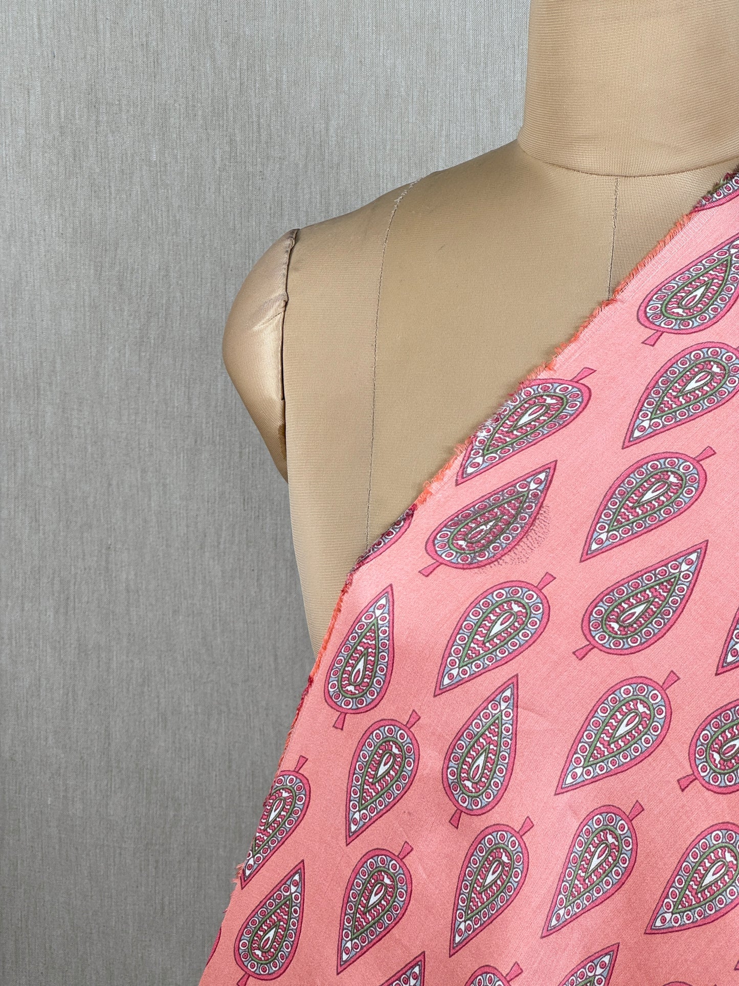 Printed Cotton Satin Fabric