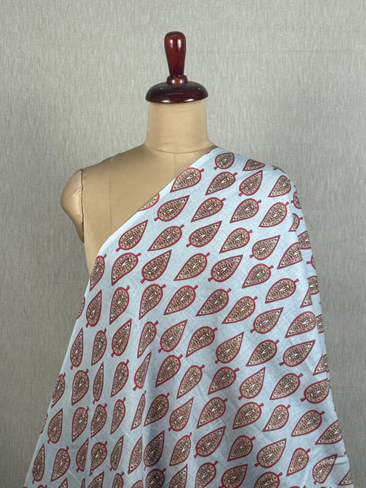 Printed Mulmul Cotton  Fabric
