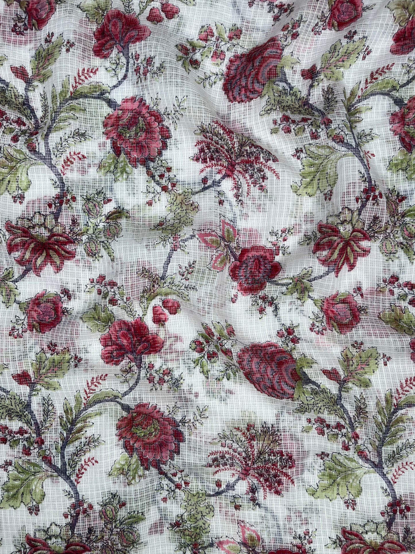 Printed Kota Fabric