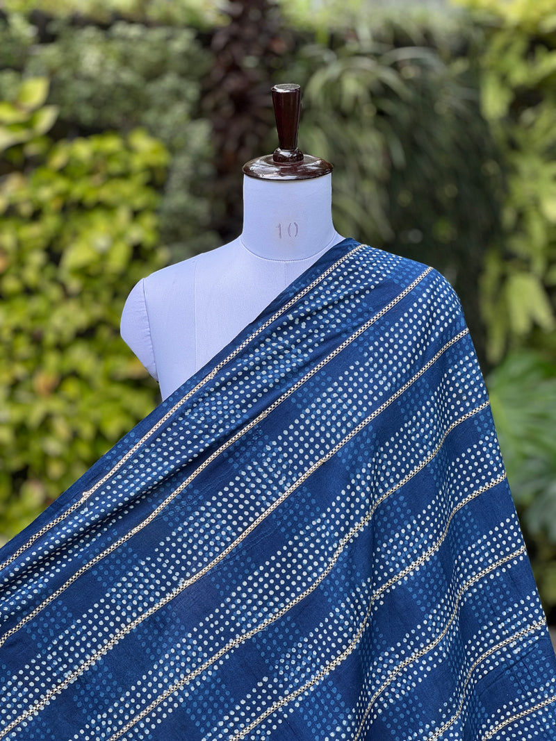 Block printed Gotta Patti Cotton Fabrics