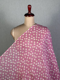 Printed Mul Chanderi Fabric
