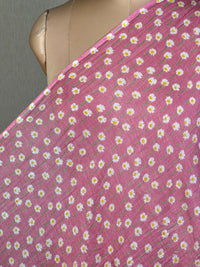 Printed Mul Chanderi Fabric
