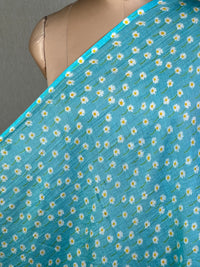 Printed Mul Chanderi Fabric