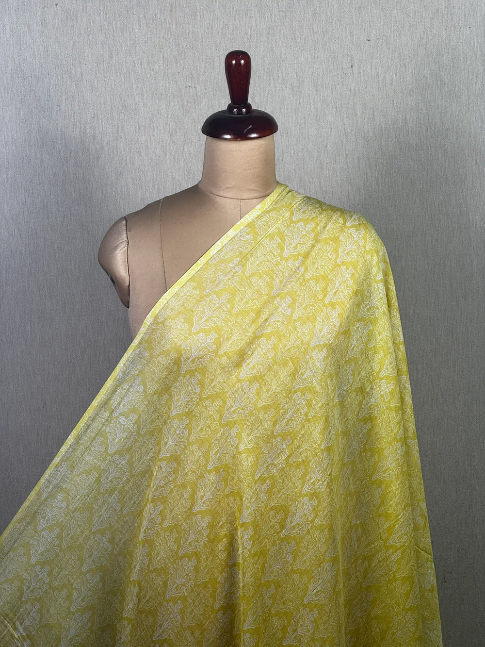 Printed Mul Chanderi Fabric