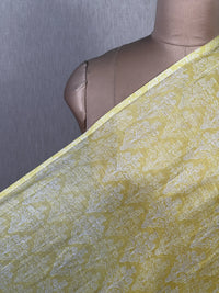 Printed Mul Chanderi Fabric