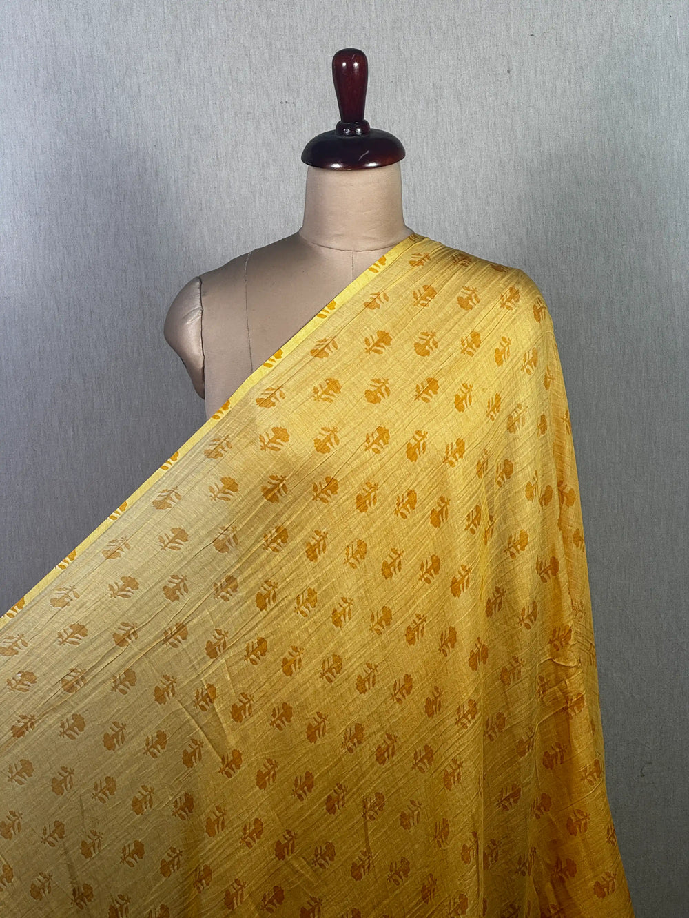 Printed Mul Chanderi Fabric