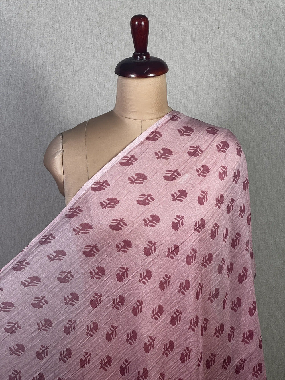 Printed Mul Chanderi Fabric