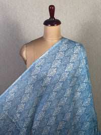Printed Mul Chanderi Fabric