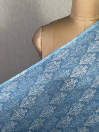 Printed Mul Chanderi Fabric