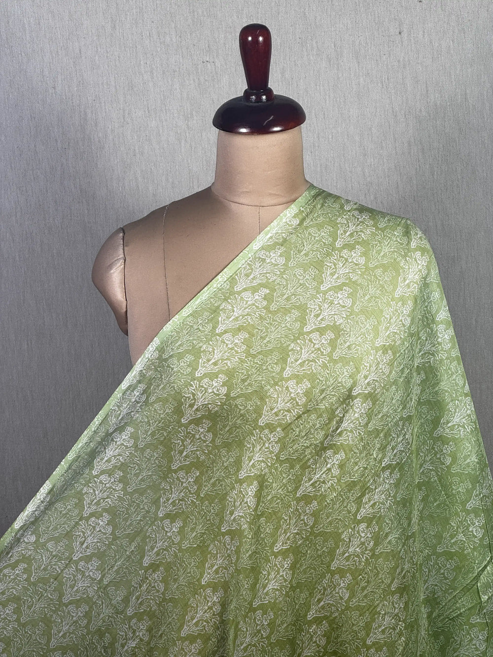 Printed Mul Chanderi Fabric