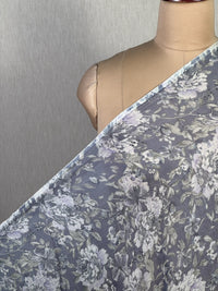 Printed Mul Chanderi Fabric