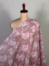 Printed Mul Chanderi Fabric