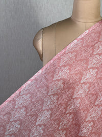 Printed Mul Chanderi Fabric