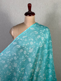 Printed Mul Chanderi Fabric