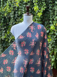 Digital Printed Mul Chanderi Fabric