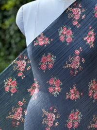 Digital Printed Mul Chanderi Fabric