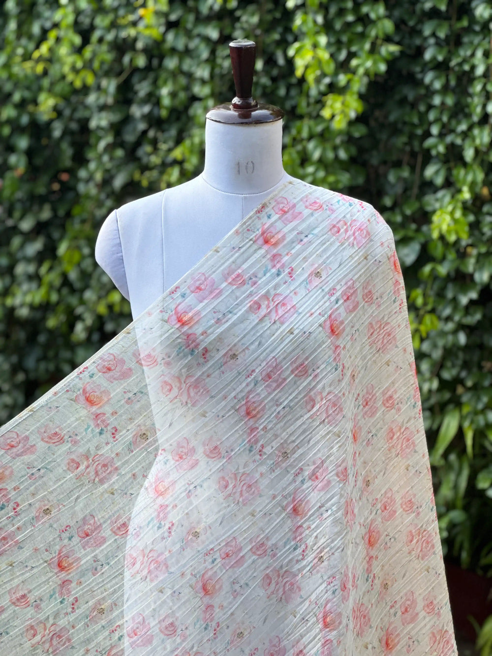 Digital Printed Mul Chanderi Fabric