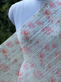 Digital Printed Mul Chanderi Fabric