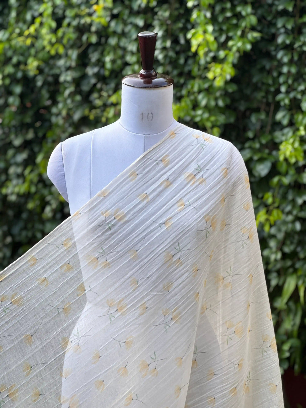 Digital Printed Mul Chanderi Fabric