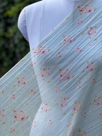 Digital Printed Mul Chanderi Fabric