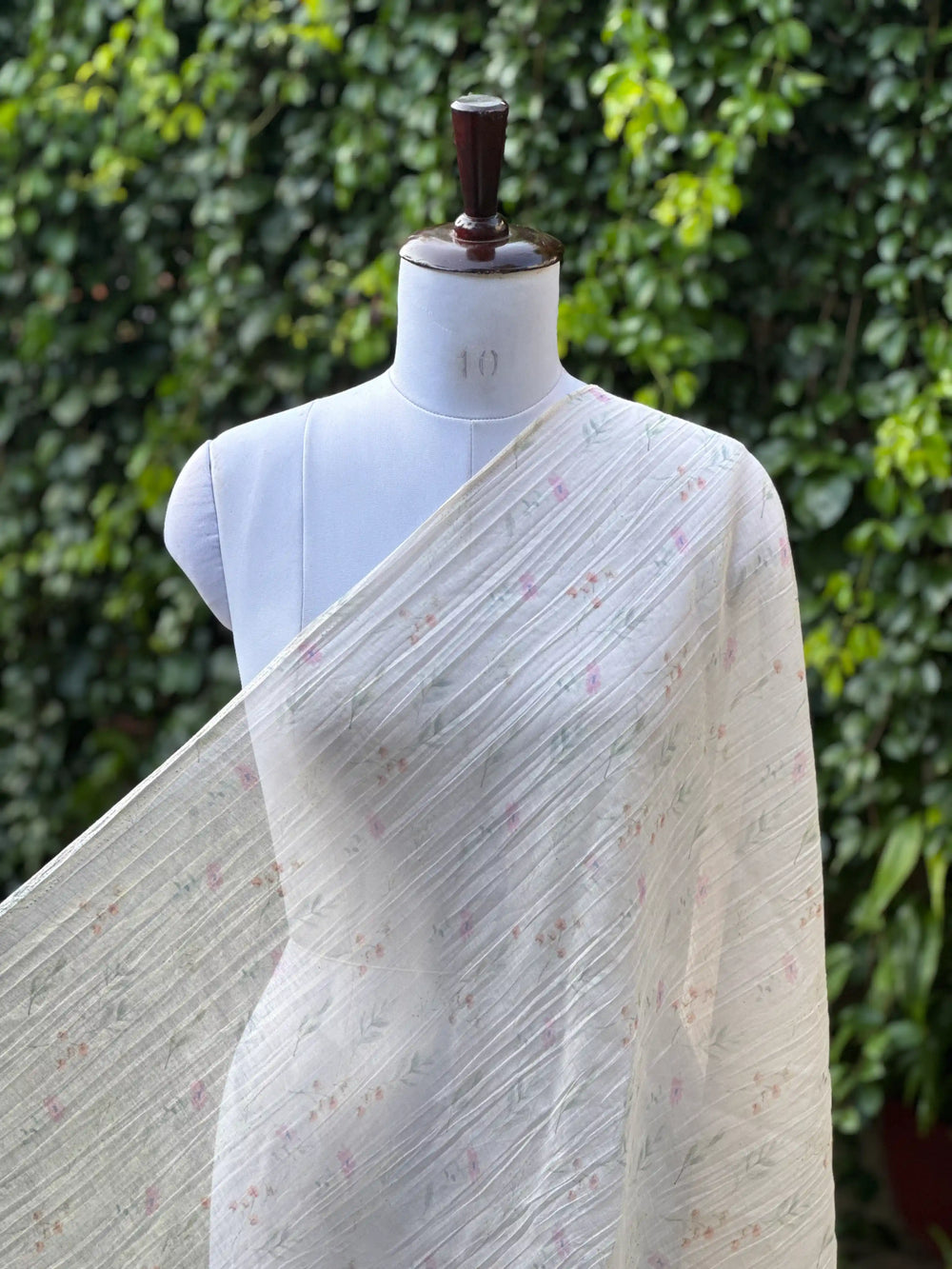 Digital Printed Mul Chanderi Fabric