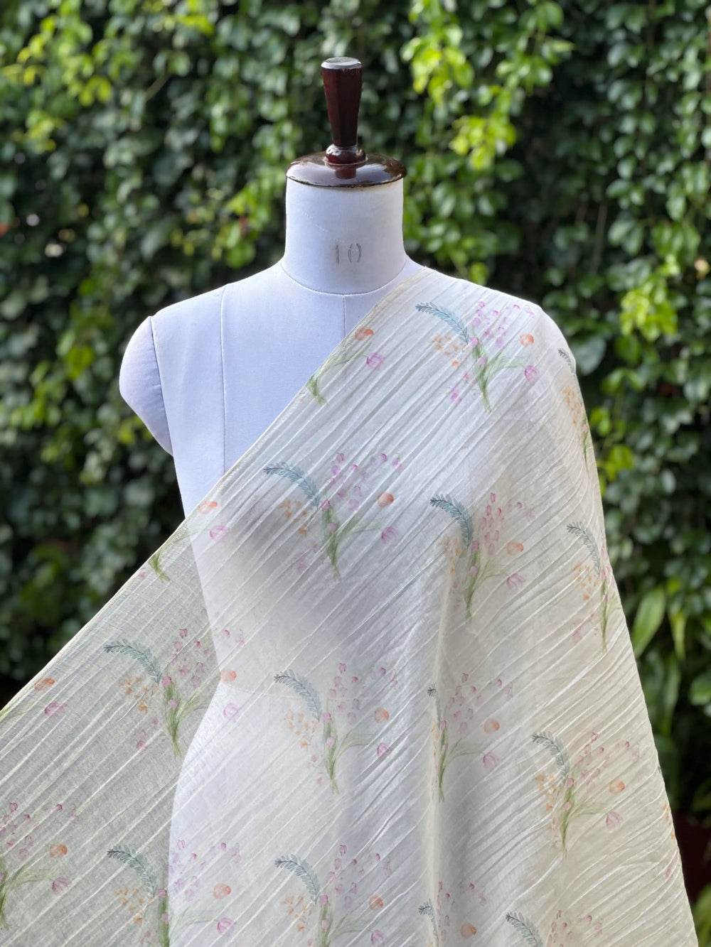Digital Printed Mul Chanderi Fabric