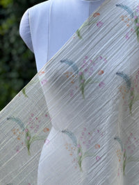 Digital Printed Mul Chanderi Fabric