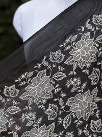 Embroidered  Mul Cotton Fabric