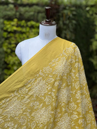 Embroidered  Mul Cotton Fabric