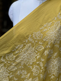 Embroidered  Mul Cotton Fabric
