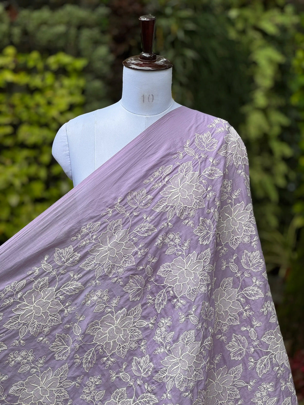Embroidered  Mul Cotton Fabric