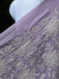 Embroidered  Mul Cotton Fabric