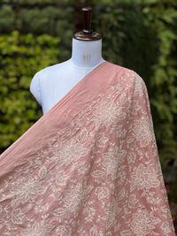 Embroidered  Mul Cotton Fabric